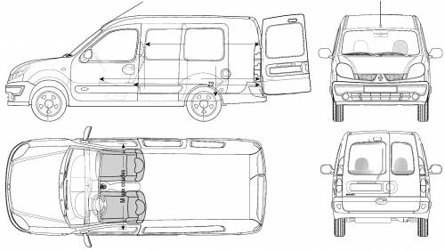 Renault Kangoo Rapid  2006 - voorkant