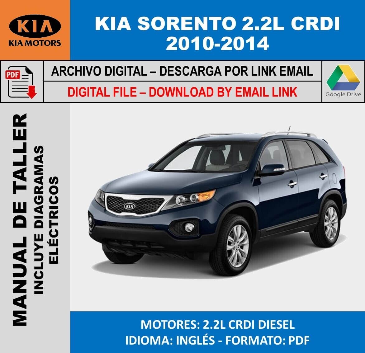 Kia Sorento 2.2 Crdi 2wd M/t Van  2010 - voorkant