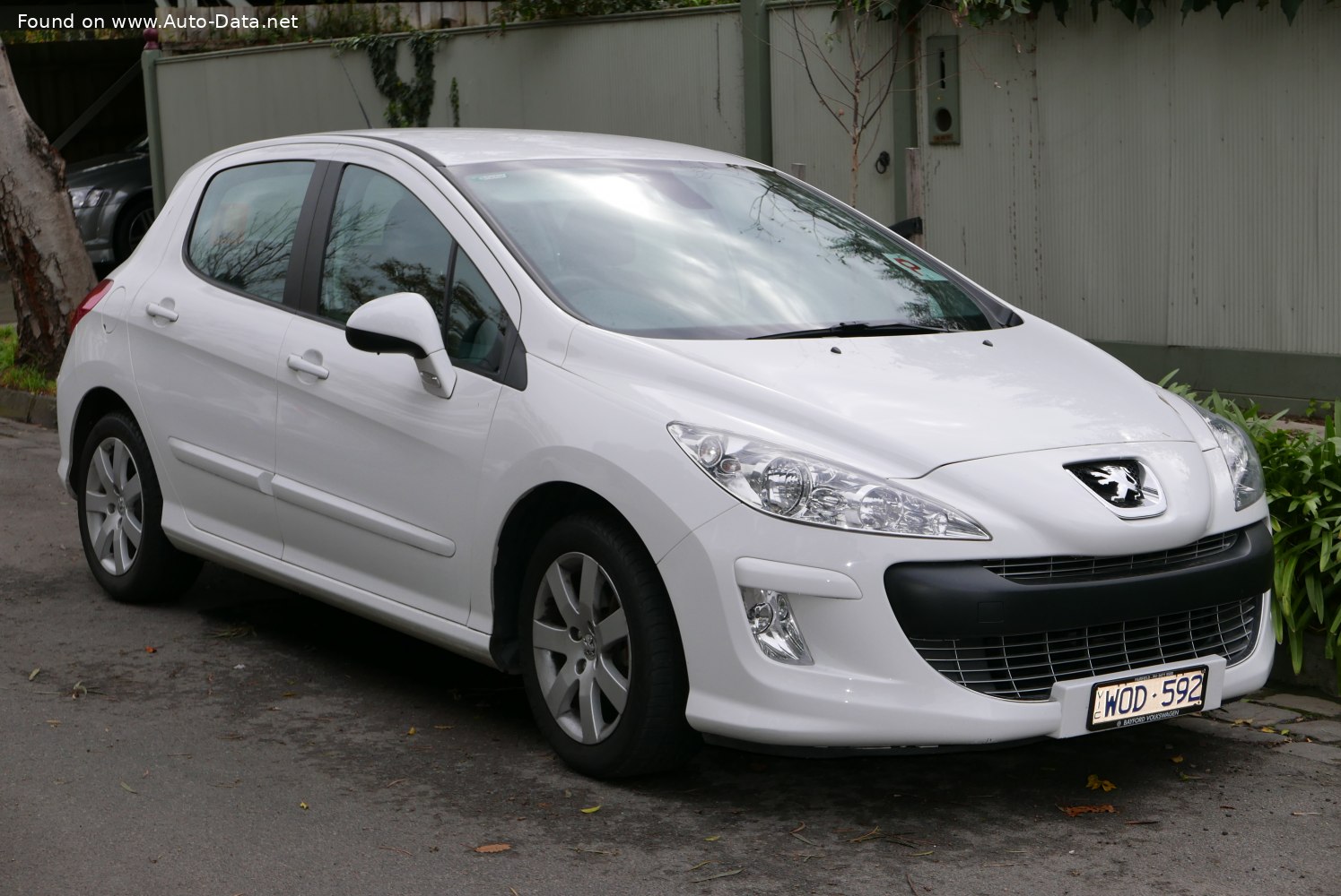 Peugeot 308  2007 - voorkant