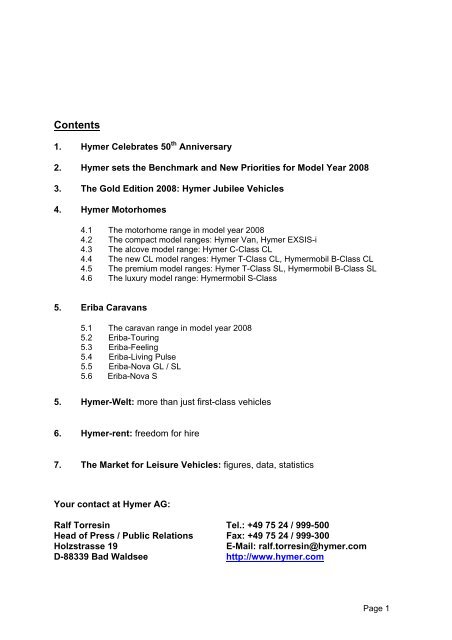 Foto van HYMER T 574 SL