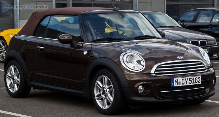 Mini Cooper Cabrio  2010 - voorkant