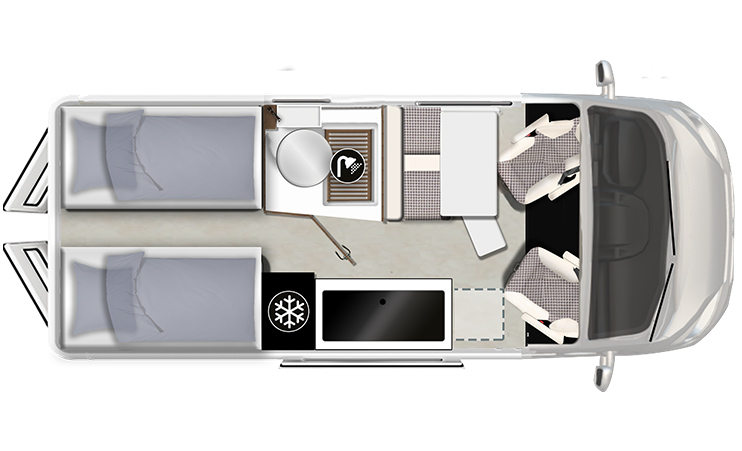 Foto van KARMANN MOBIL DAVIS 620