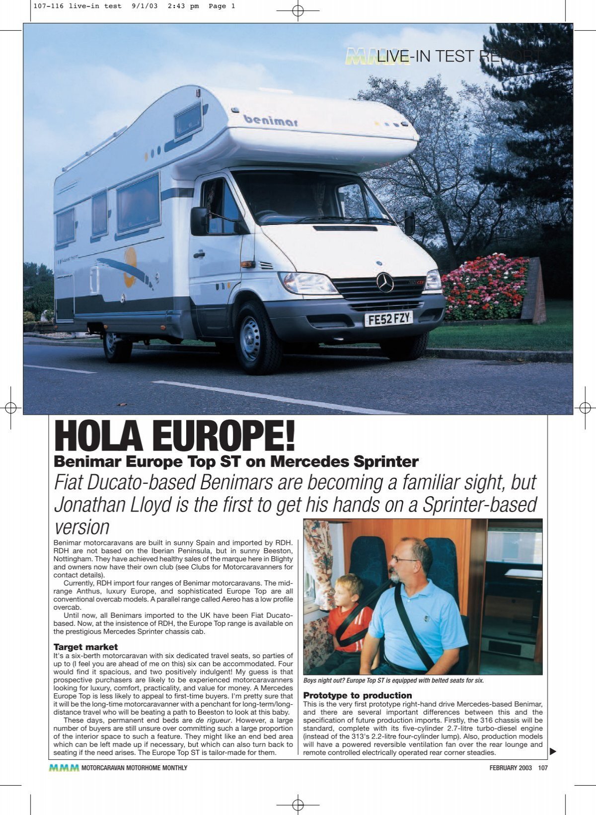 Foto van BENIMAR EUROPE TOP ST