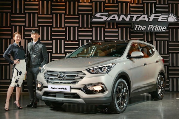 Hyundai Santa Fe  2015 - voorkant
