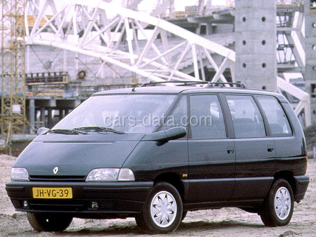 Renault Espace RT 2.2i  1996 - voorkant
