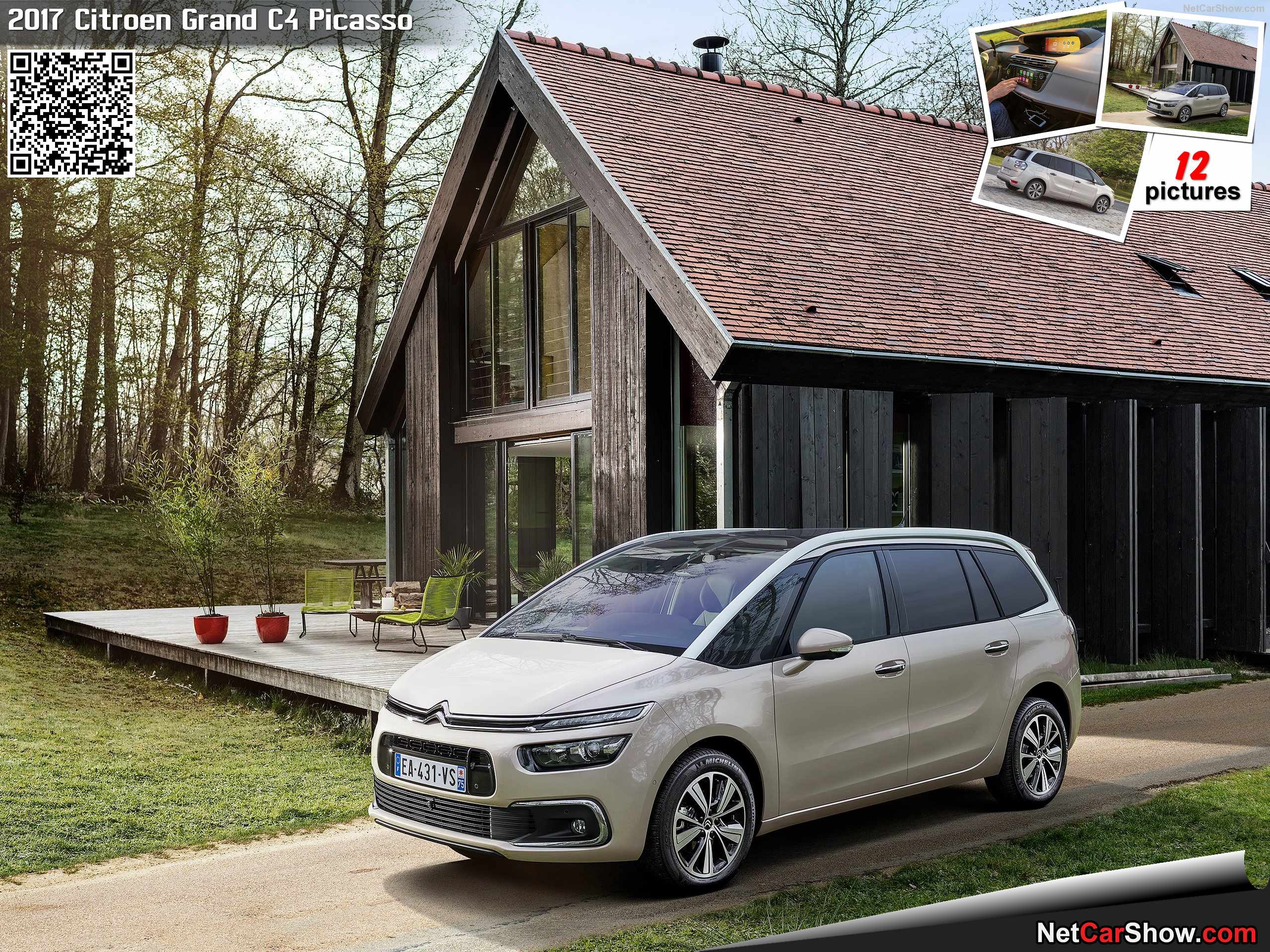 Citroen Grand C4 Picasso 1.2 PureT. Live 2017 - voorkant