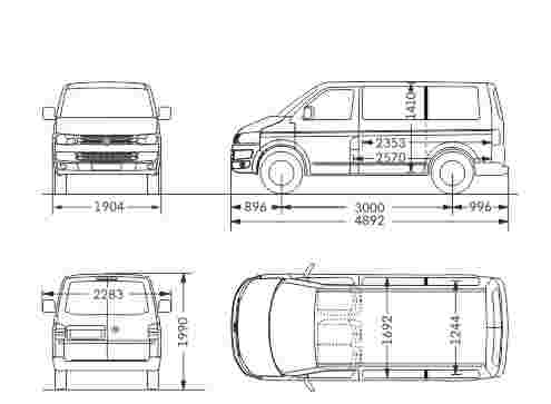Foto van Volkswagen Transporter Kombi