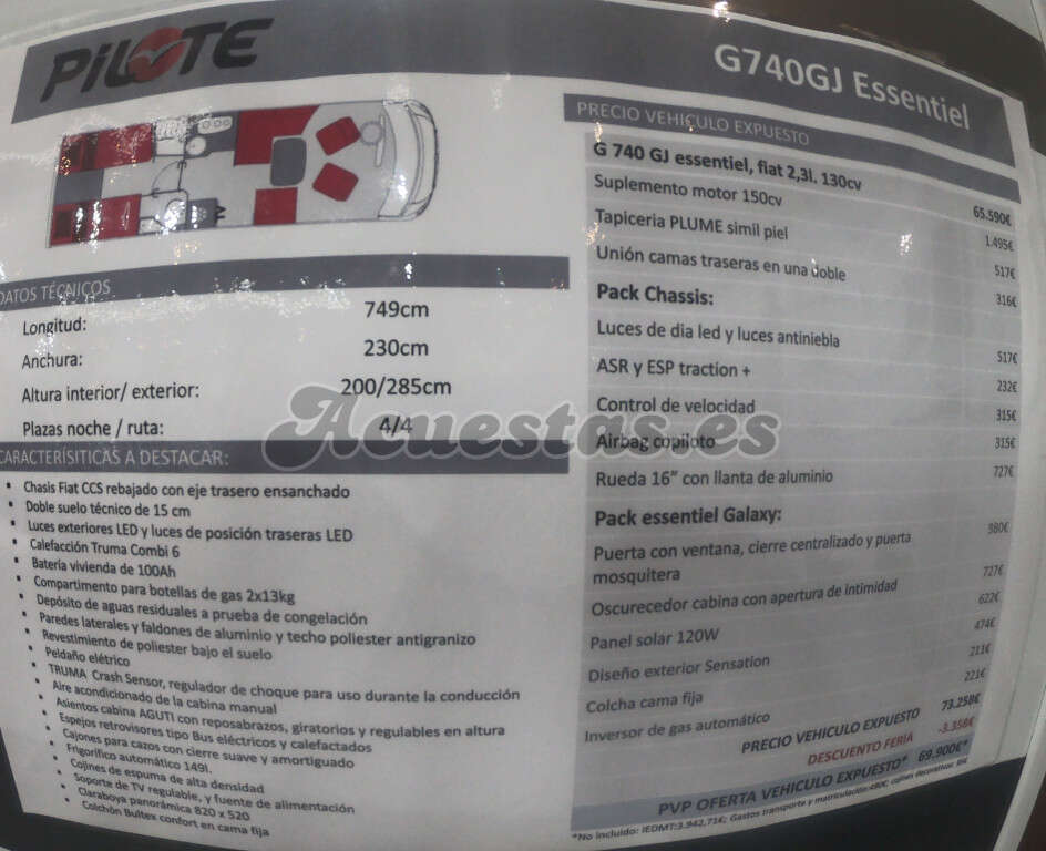 Foto van PILOTE G740GJ