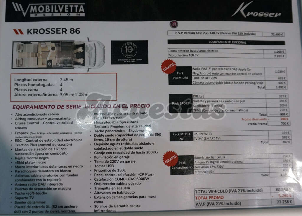 Foto van MOBILVETTA KROSSER 86