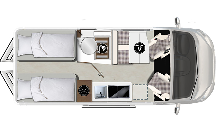 Foto van KARMANN MOBIL DAVIS TRENDSTYLE 620/DAVIS LIFESTYLE 620