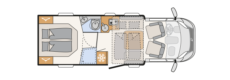 Foto van DETHLEFFS TREND T7057