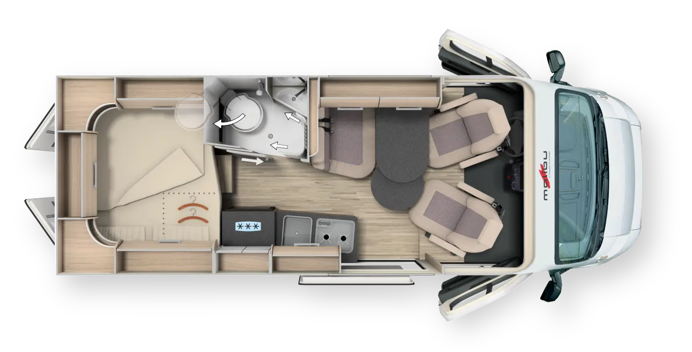 Foto van CARTHAGO MALIBU VAN 600 DBK COUPE