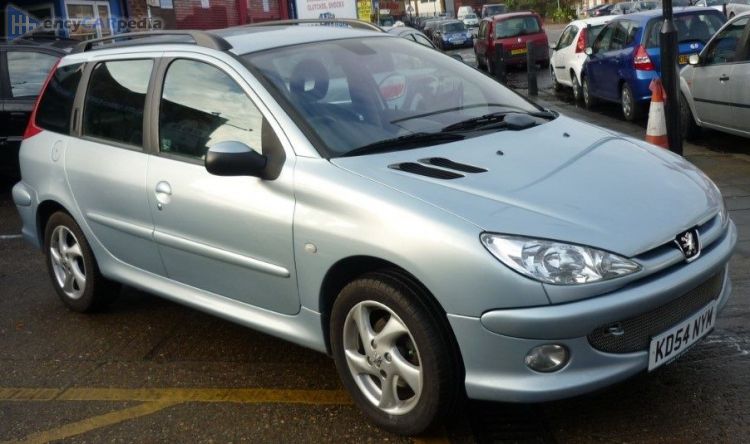 Peugeot 206 SW 1.4 X-line 2004 - voorkant