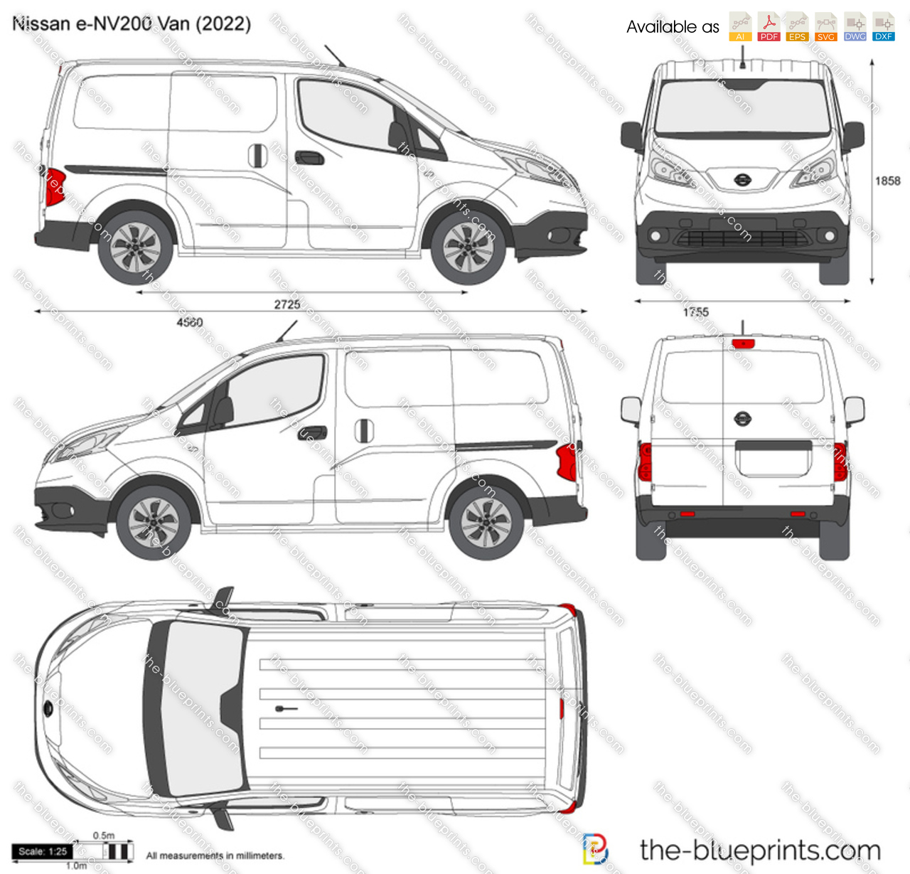 Foto van Nissan e-NV200
