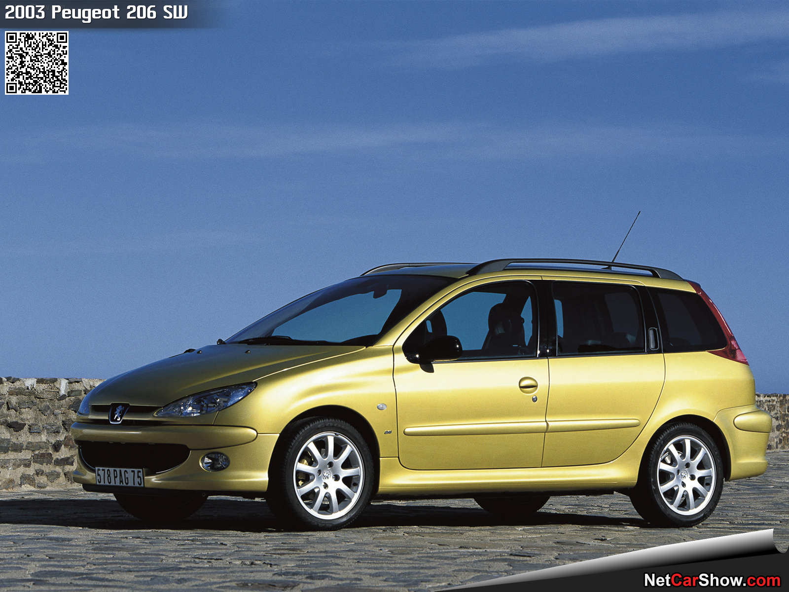 Peugeot 206 SW 1.4 One-line 2003 - voorkant