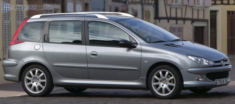 Peugeot 206 SW 1.6-16V Quiksilver 2005 - voorkant