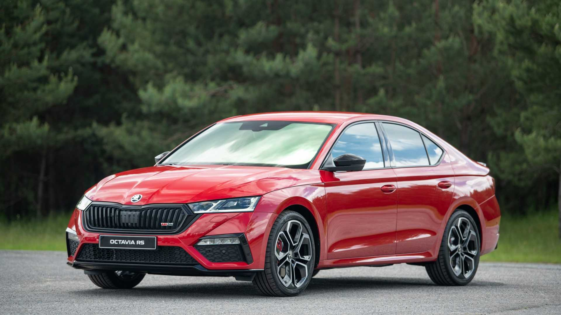 Skoda Octavia RS  2022 - voorkant