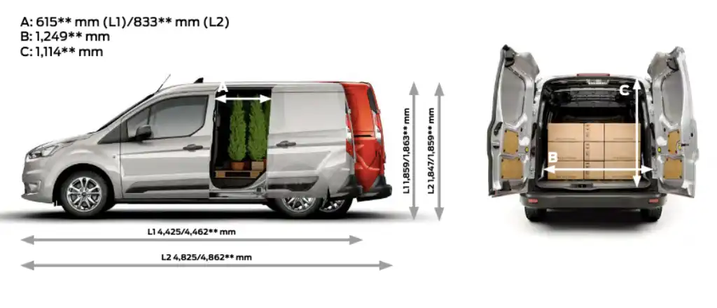Ford Transit Courier  2026 - voorkant