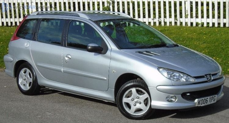 Peugeot 206 SW 1.6 HDiF Quiksilver 2006 - voorkant