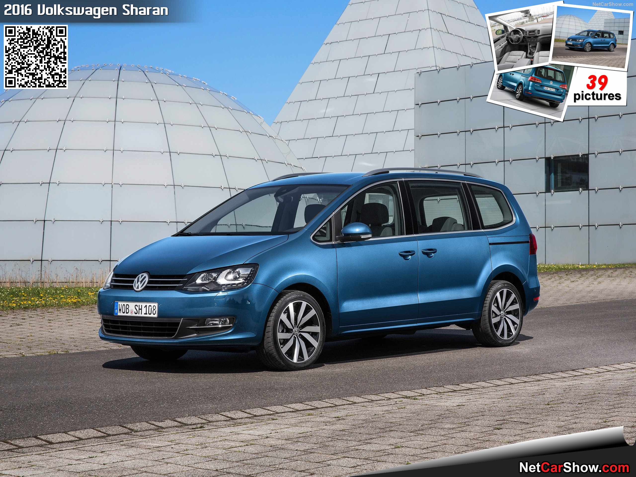 Volkswagen Sharan  2016 - voorkant