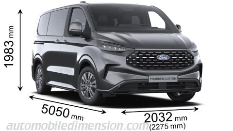 Ford Tourneo Custom  2025 - voorkant