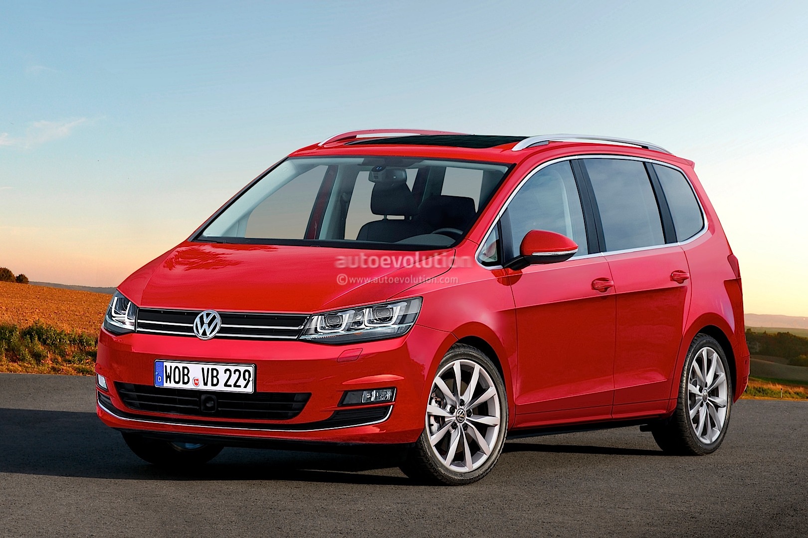 Volkswagen Touran  2014 - voorkant