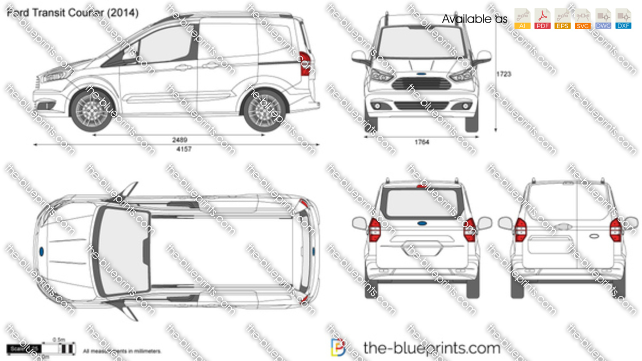 Ford Transit Courier  2020 - voorkant