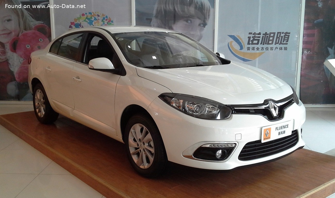 Renault Fluence  2012 - voorkant