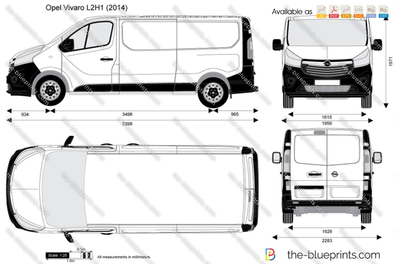 Opel Vivaro-b  2015 - voorkant