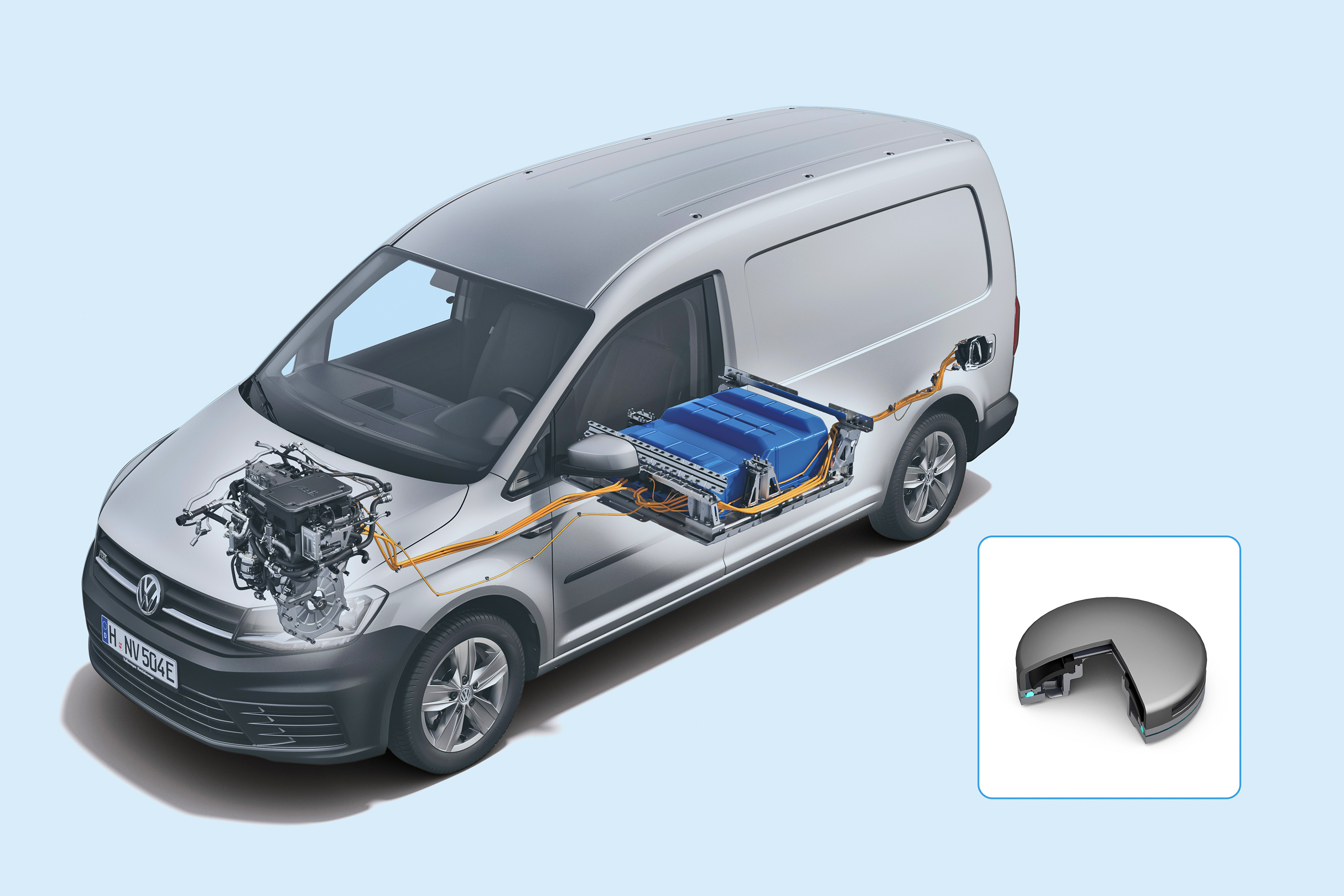 Volkswagen Abt E-caddy  2020 - voorkant