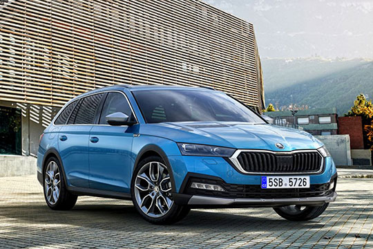 Skoda Octavia Scout  2022 - voorkant