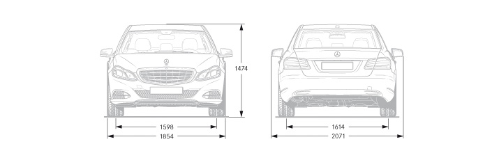 Mercedes-Benz E 200  2012 - voorkant