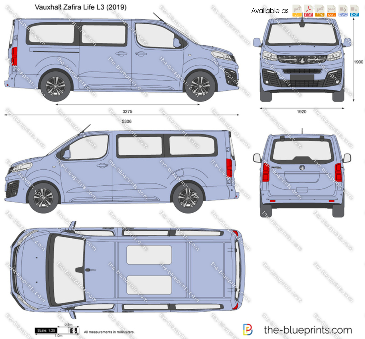 Opel Zafira Life  2022 - voorkant