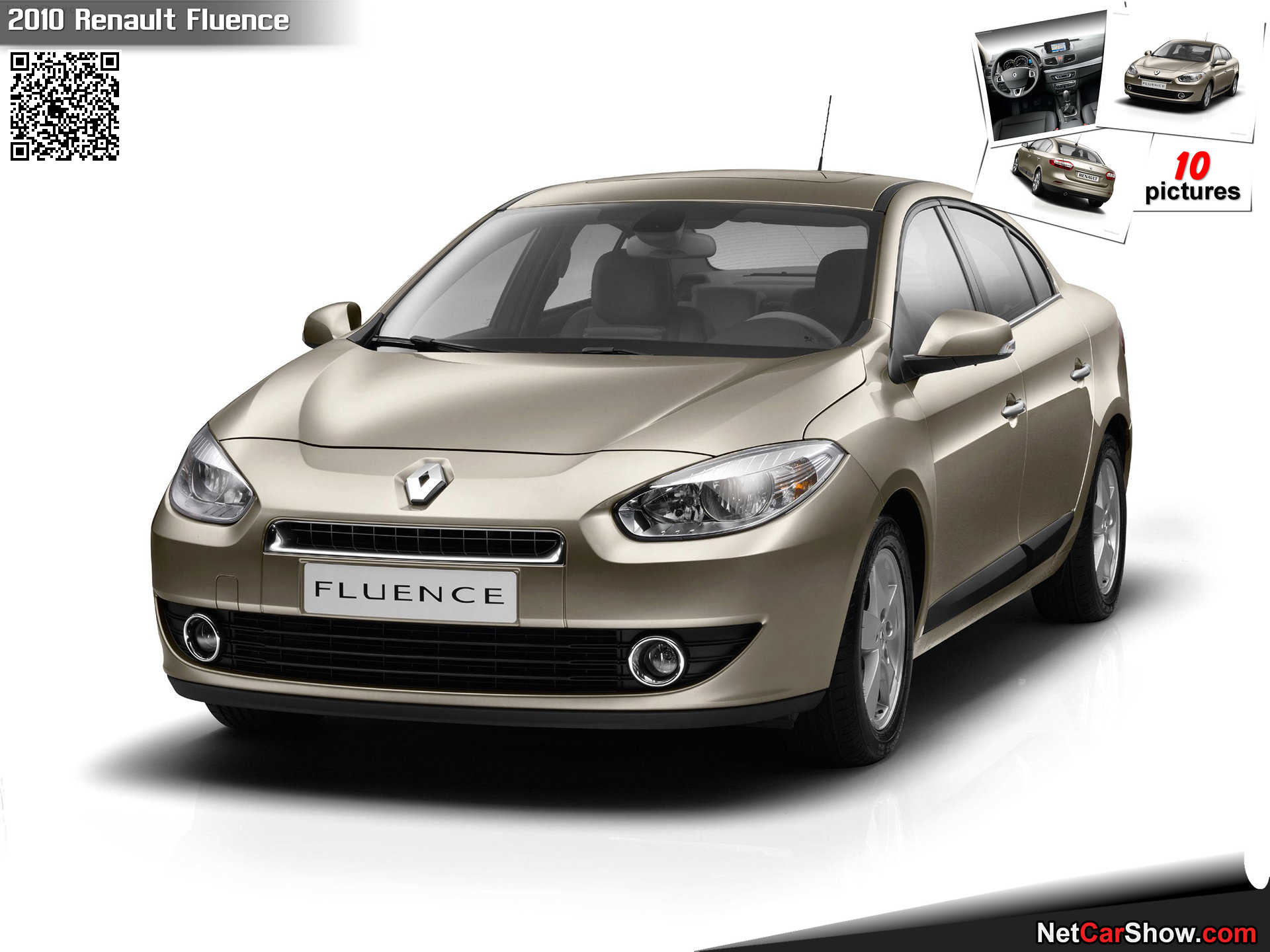 Renault Fluence  2010 - voorkant