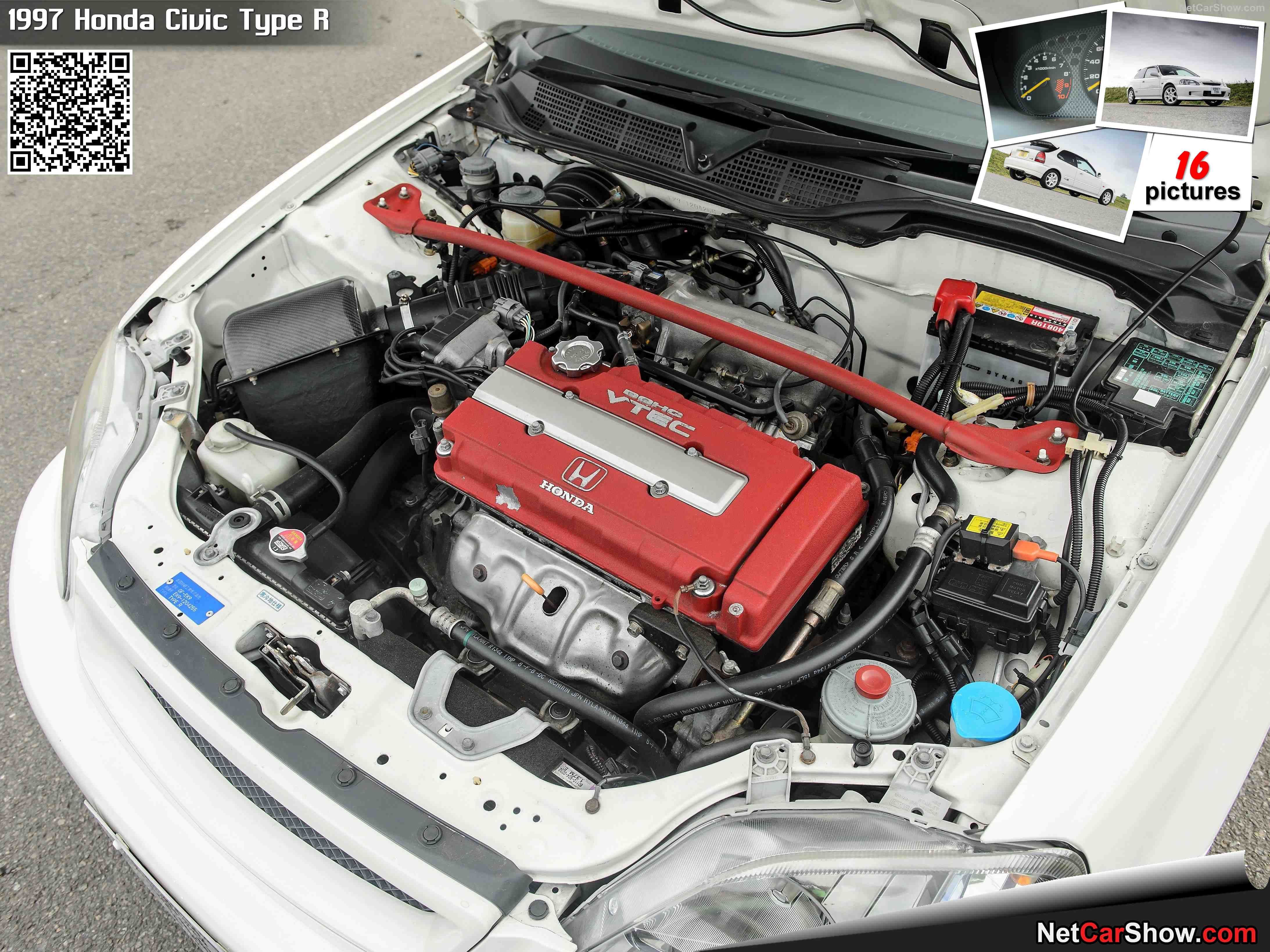 Honda Civic Coupe  1997 - voorkant