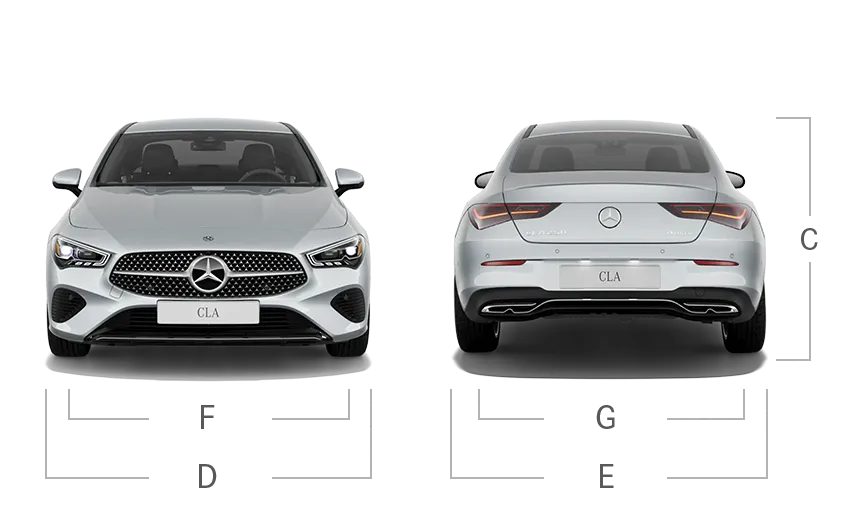 Mercedes-Benz Cla 250+  2026 - voorkant