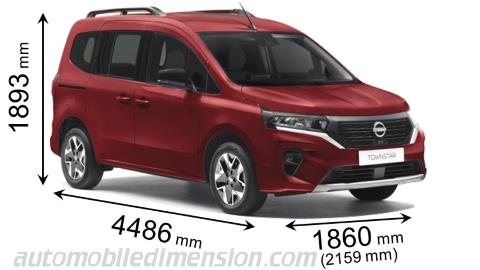 Nissan Townstar  2022 - voorkant