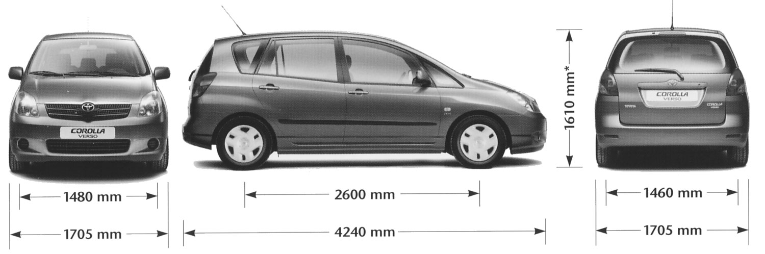 Foto van TOYOTA TOYOTA COROLLA VERSO
