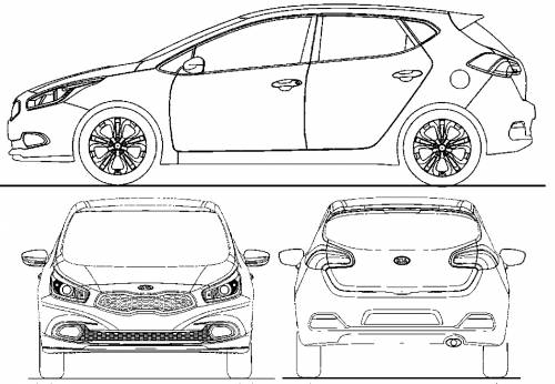 Foto van KIA CEE D