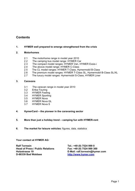 Foto van HYMER T 528 SL