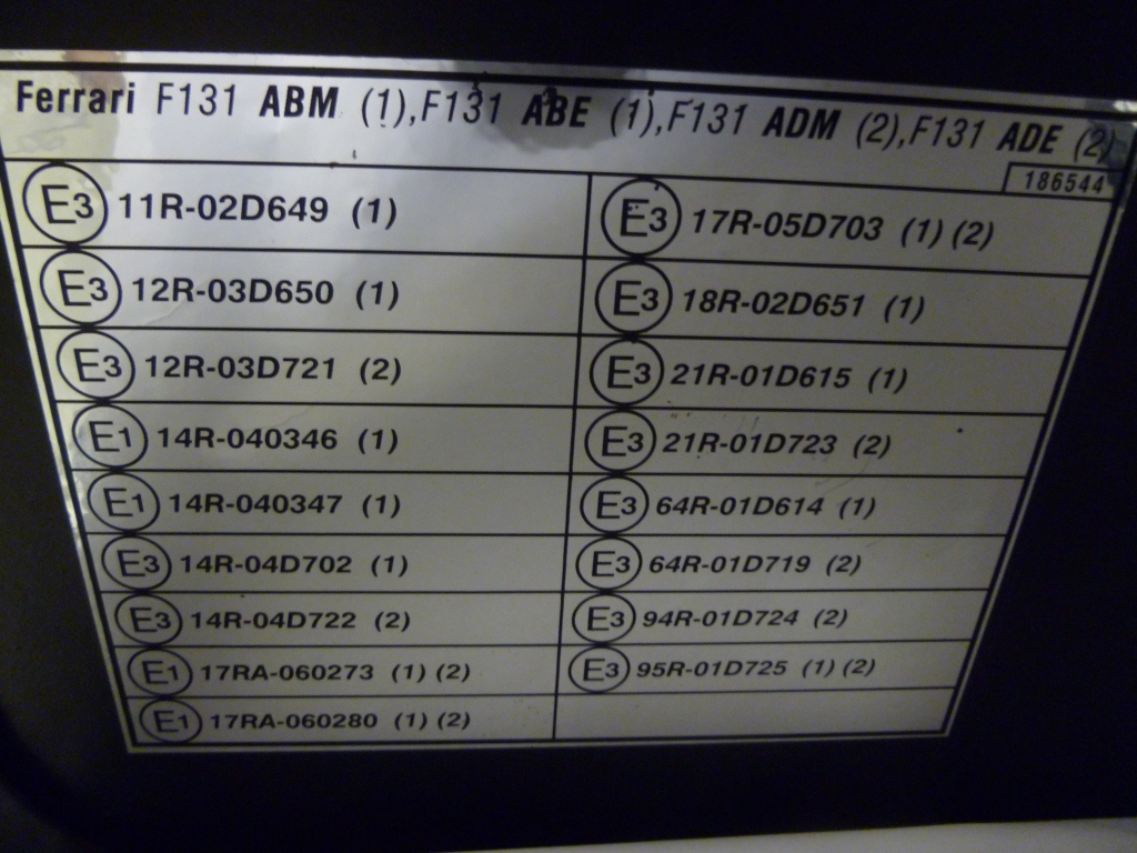 Foto van FERRARI F 131 ABM
