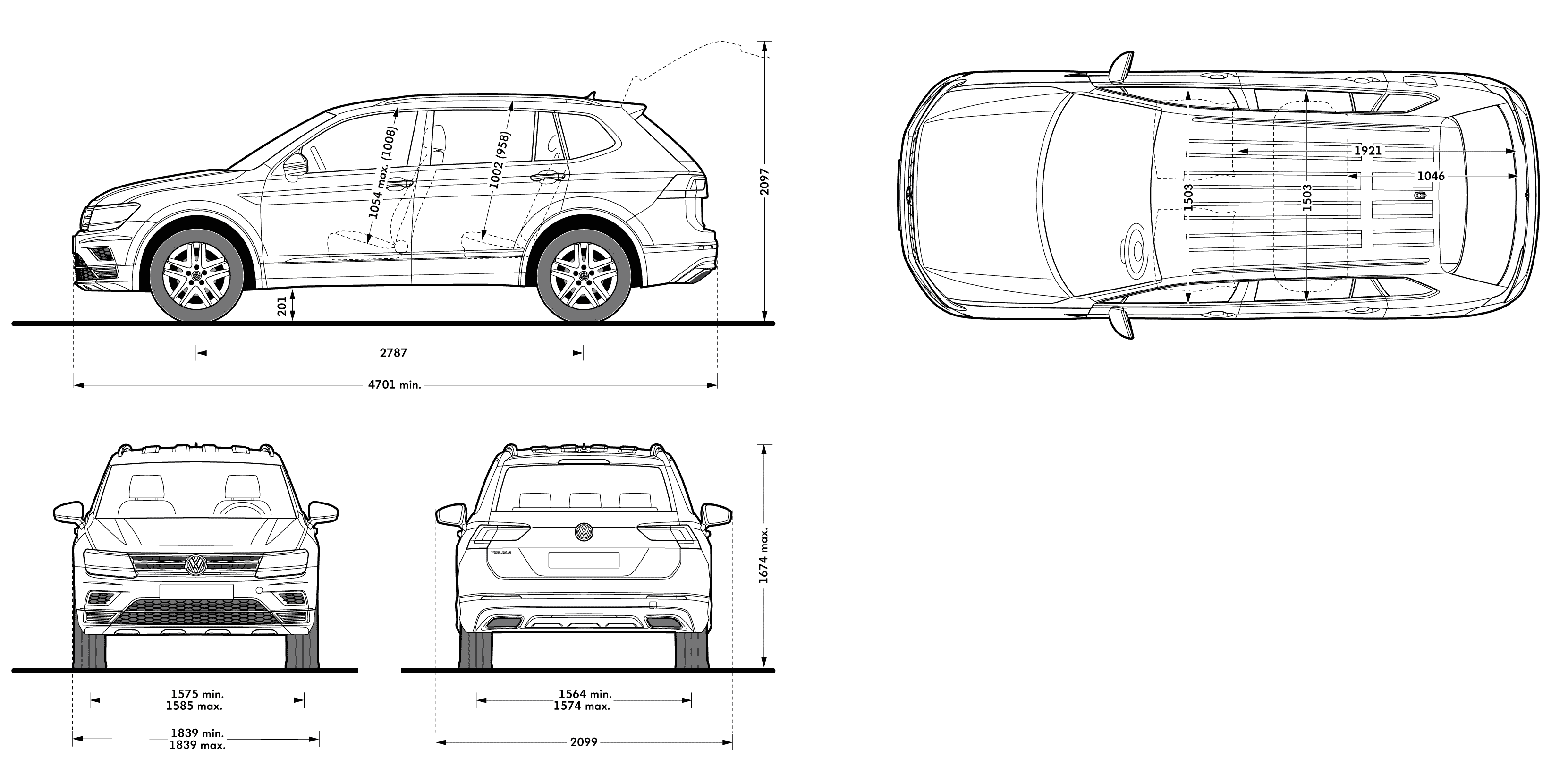 Foto van Volkswagen Tiguan Allspace