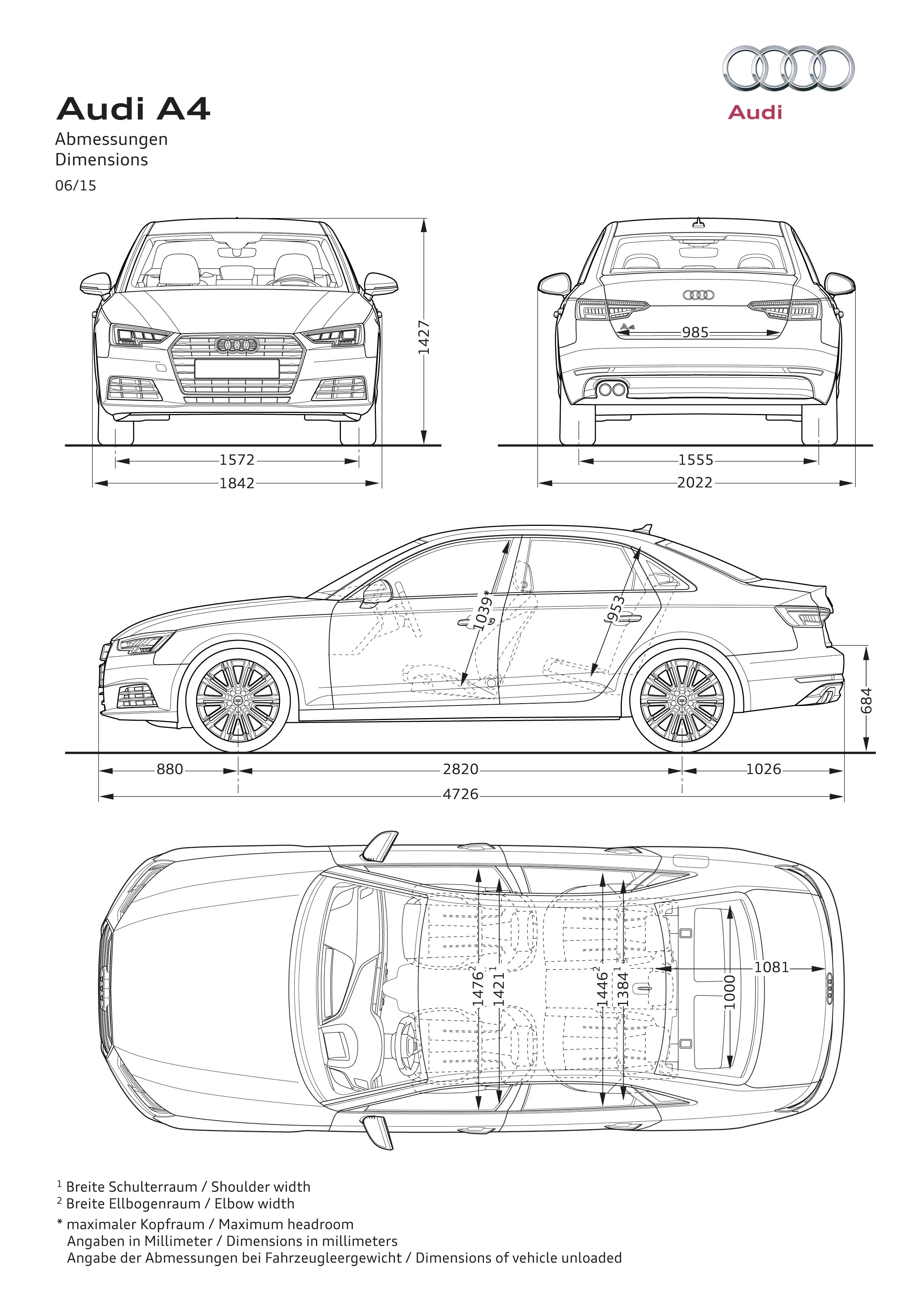 Foto van AUDI A4 LIMOUSINE