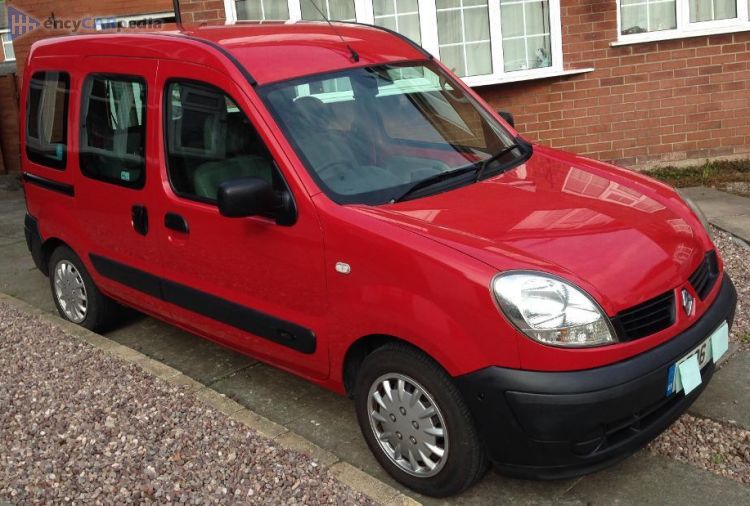 Renault Kangoo 1.9 D 65  2002 - voorkant
