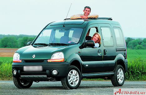 Renault Kangoo 1.9 D 65  2001 - voorkant